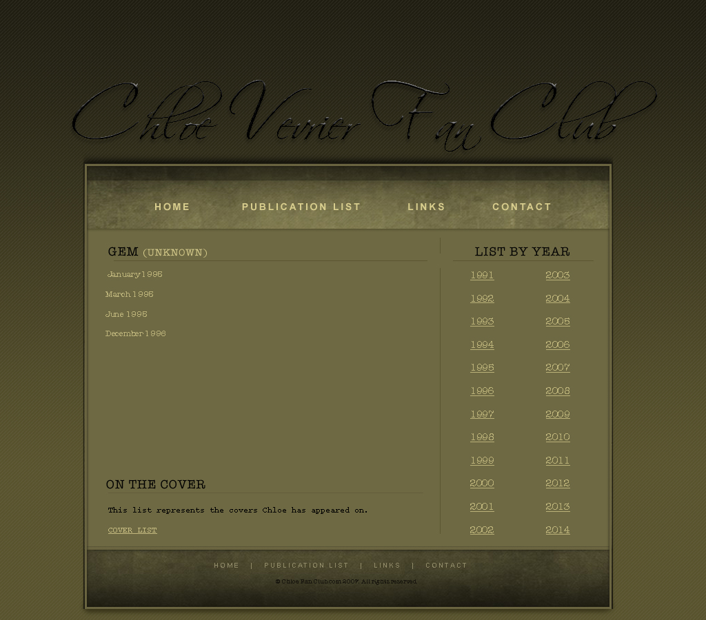 Chloe Vevrier Fan Club